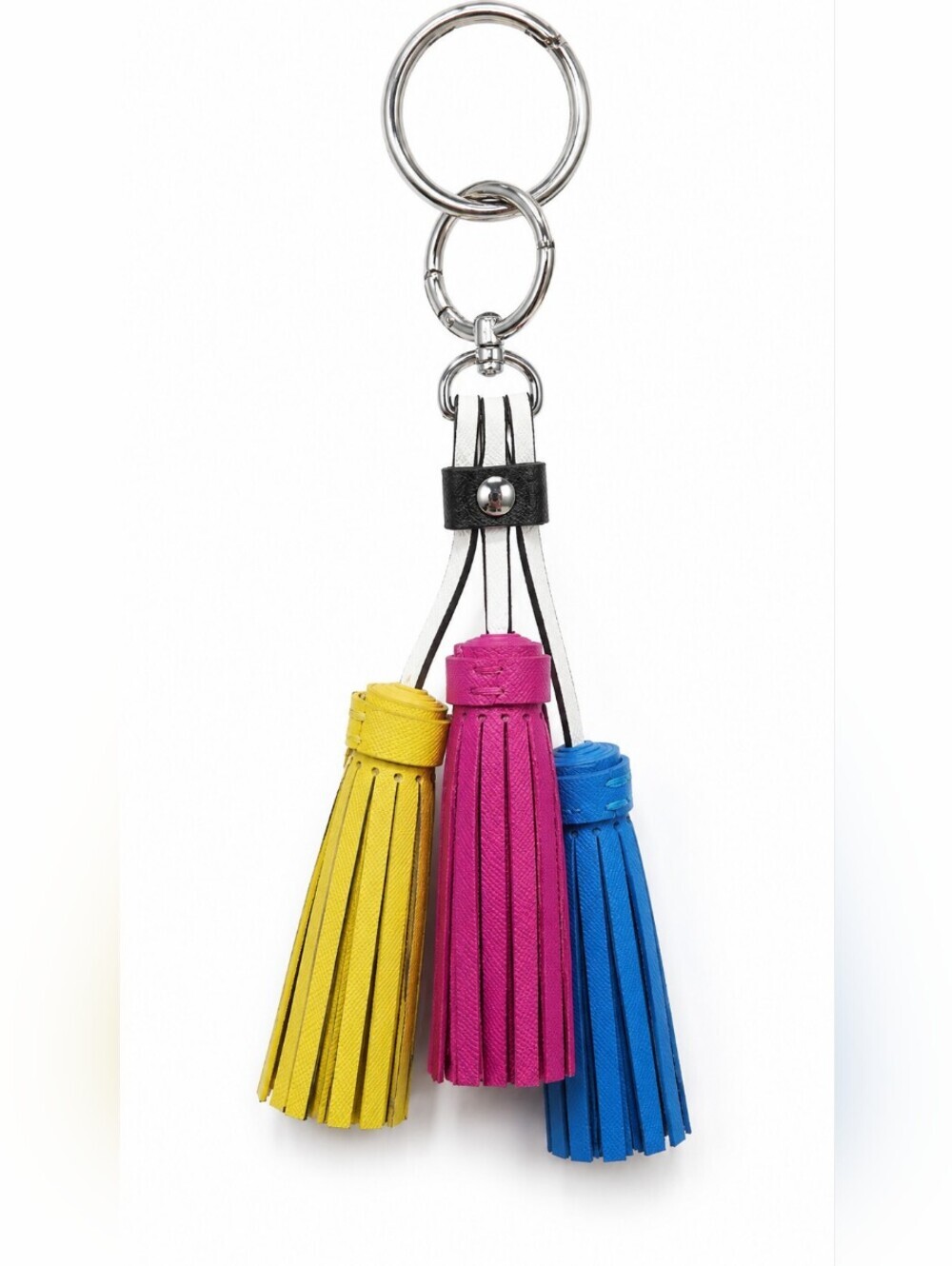 Henri Bendel Lima 3 Tassel Multi-Colored Key Charm